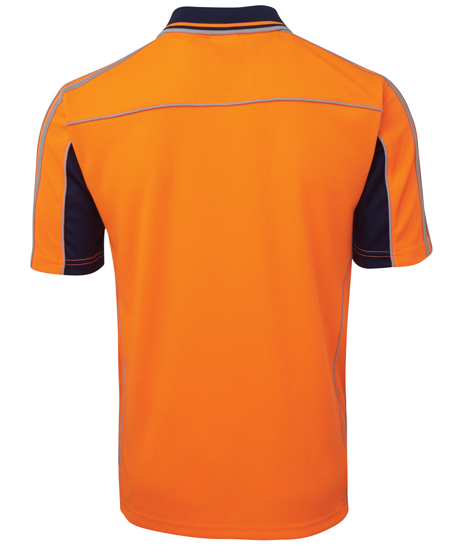 JB's Hi Vis 4602.1 S/S Arm Tape Polo