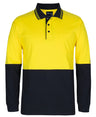 JB's Hi Vis L/S Cotton Polo