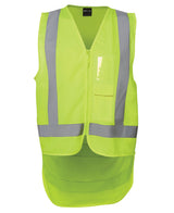 JB's Hi Vis Zip Drop Tail H Pattern Day & Night Vest