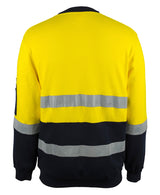 JB's Hi Vis 310 Day & Night Cotton Crew Neck Fleece