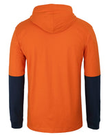 JB's Hi Vis L/S Cotton Tee With Hood