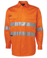JB's Day & Night L/S 190G Work Shirt Hi Vis