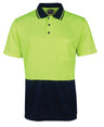 JB's Hi Vis 4602.1 Jacquard Non Cuff Polo