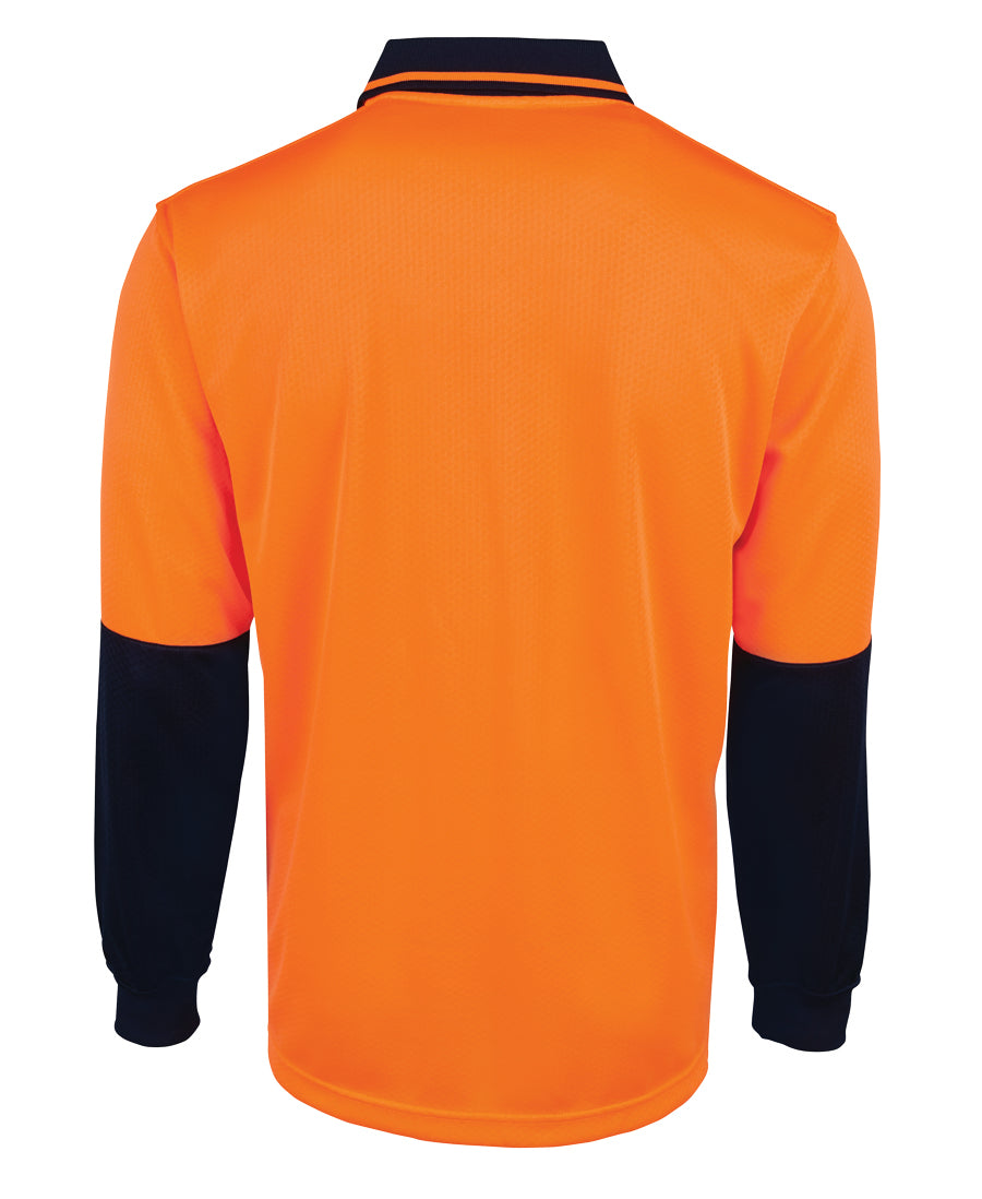JB's Hi Vis 4602.1 L/S Jacquard Polo