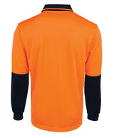 JB's Hi Vis 4602.1 L/S Jacquard Polo
