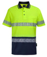 JB's Hi Vis S/S Day & Night Cotton Back Segmented Tape Polo