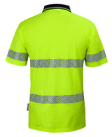 JB's Hi Vis S/S Day & Night Cotton Back Segmented Tape Polo