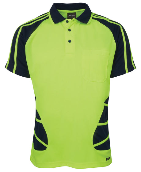 JB's Hi Vis S/S Spider Polo