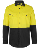 JB's Hi Vis L/S Stretch Work Shirt