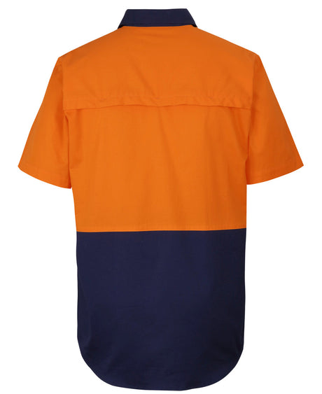 JB's Hi Vis Close Front S/S 150G Work Shirt