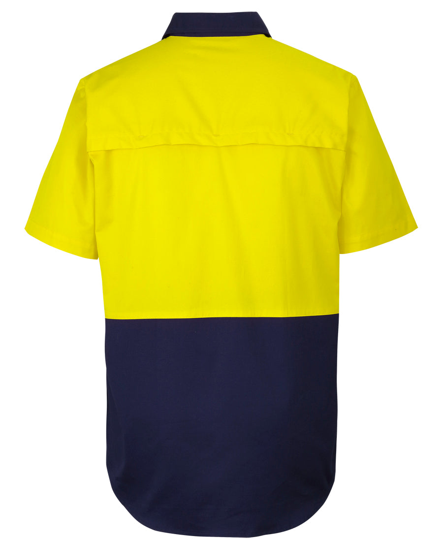 JB's Hi Vis Close Front S/S 150G Work Shirt