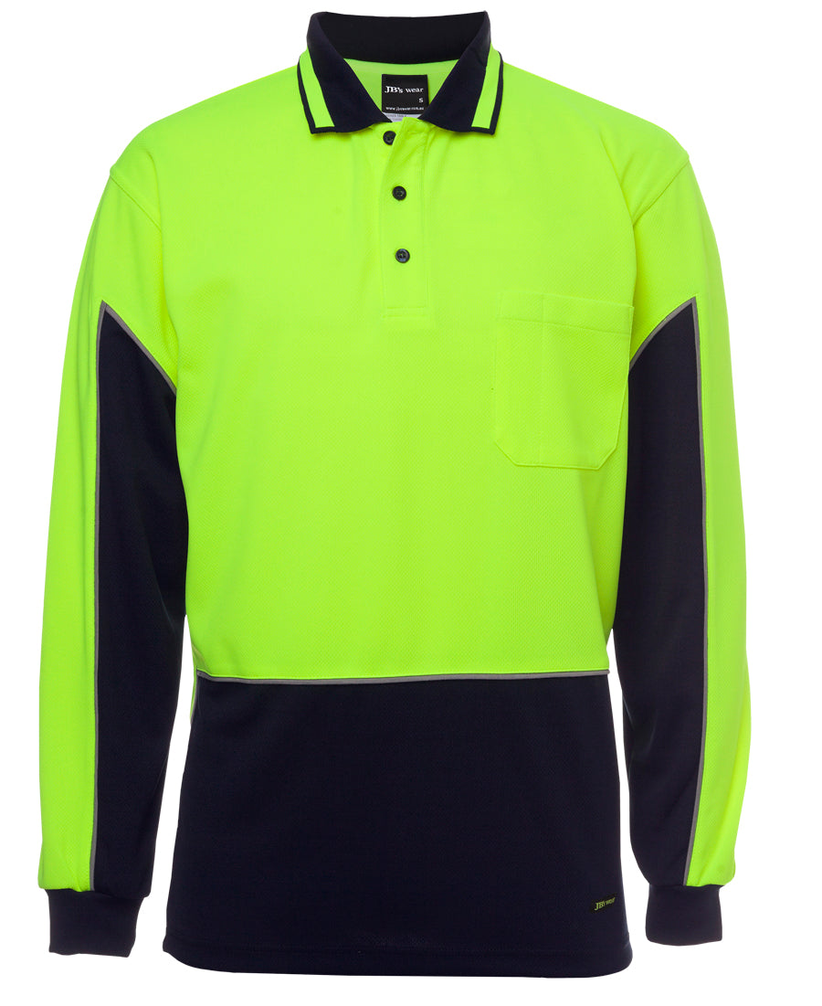 JB's Hi Vis 4602.1 L/S Gap Polo