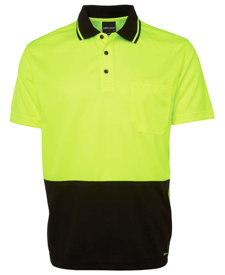 JB's Hi Vis Non Cuff Trad Polo