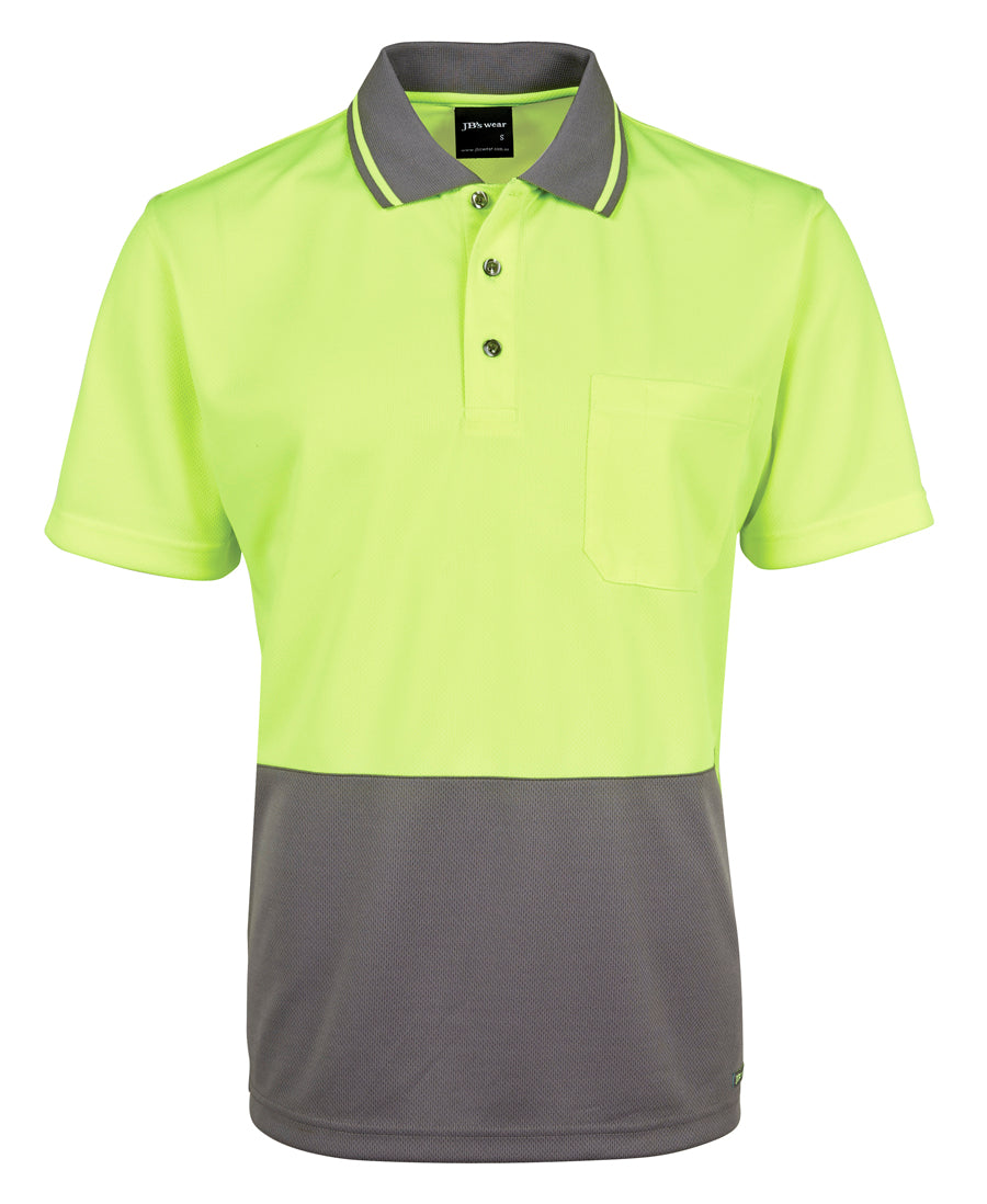 JB's Hi Vis Non Cuff Trad Polo