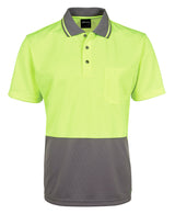 JB's Hi Vis Non Cuff Trad Polo