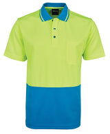 JB's Hi Vis Non Cuff Trad Polo