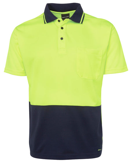 JB's Hi Vis Non Cuff Trad Polo