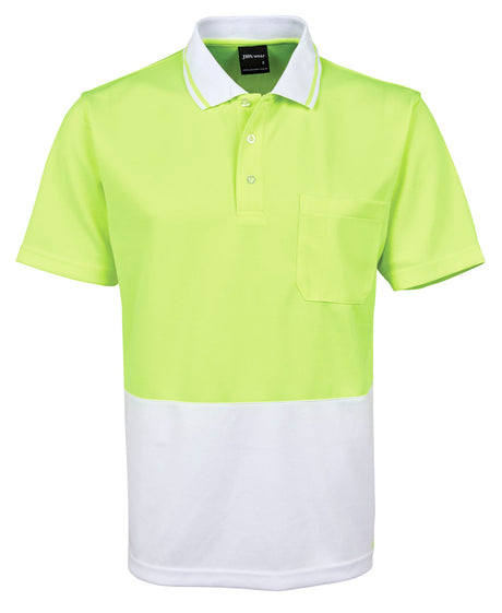 JB's Hi Vis Non Cuff Trad Polo