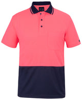 JB's Hi Vis Non Cuff Trad Polo