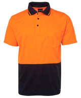 JB's Hi Vis Non Cuff Trad Polo