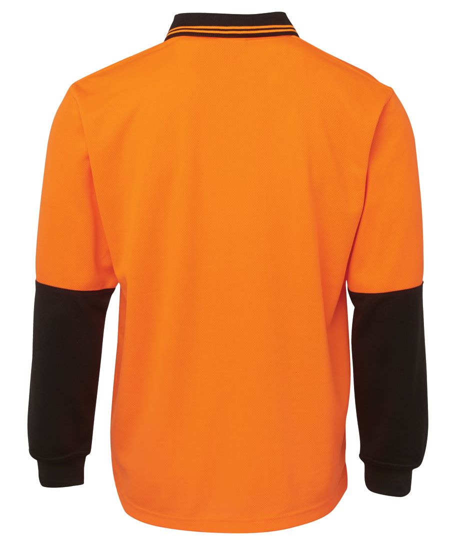 JB's Hi Vis L/S Trad Polo