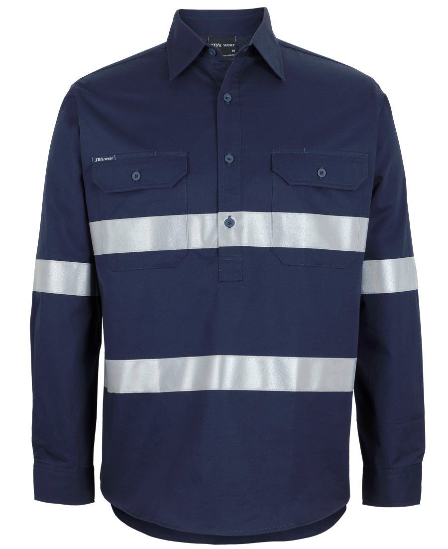 JB's Close Front L/S 150G W/Shirt Reflective Tape