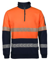 JB's Hi Vis 1/2 Zip Segmented Tape Fleecy