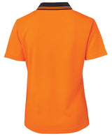 JB's Ladies Hi Vis S/S Comfort Polo