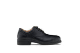Classic Black Leather Lace Up Dress Safety Shoe