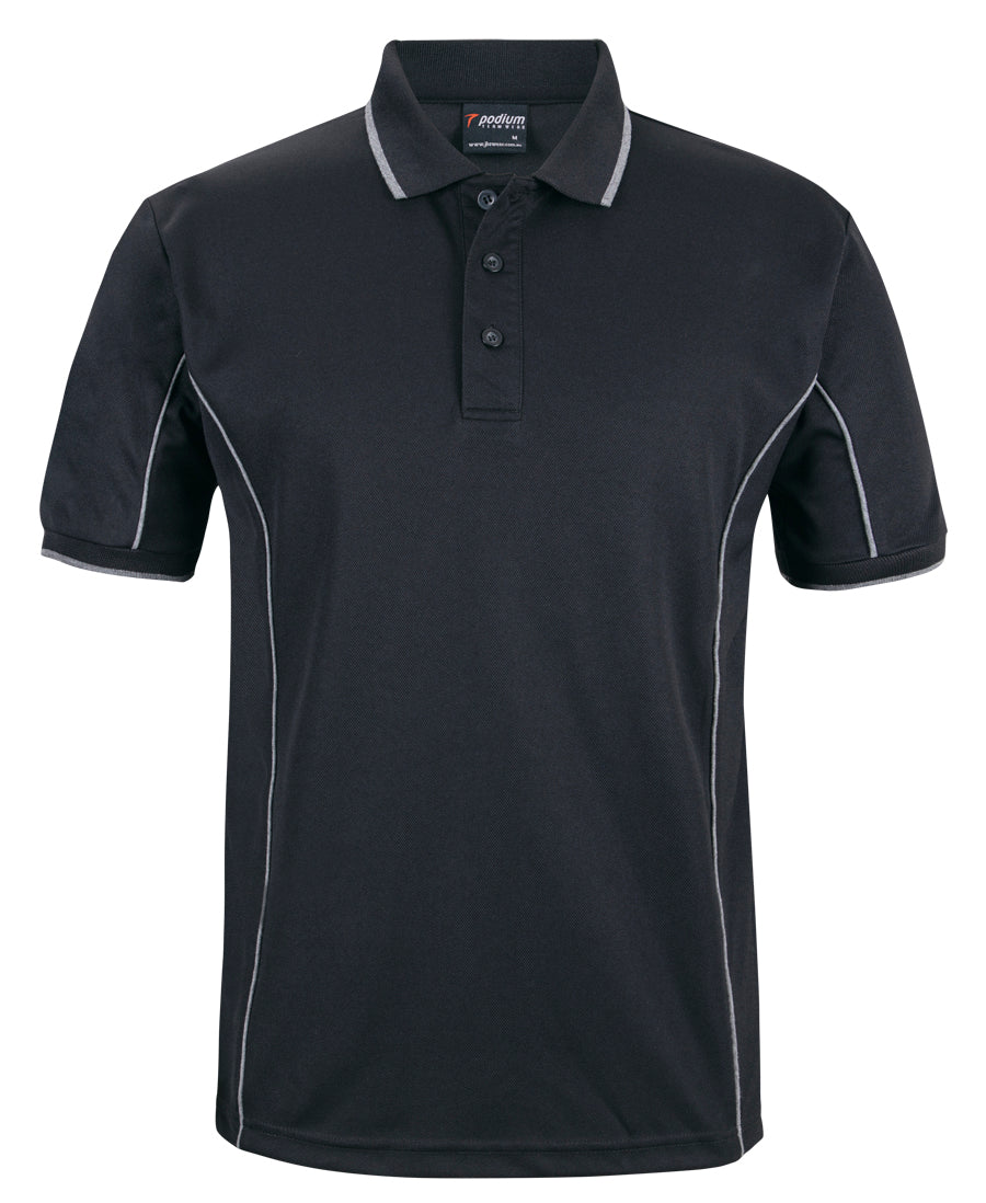 Podium S/S Piping Polo