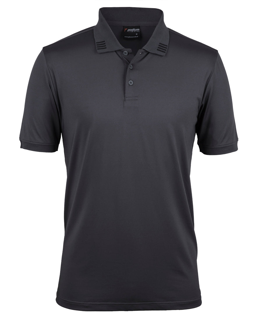 Podium 4 Stripe S/S Stretch Polo