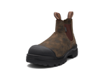 Rotoflex Rustic Brown Water-Resistant Nubuck Elastic Side Safety Boot