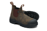 Rotoflex Rustic Brown Water-Resistant Nubuck Elastic Side Safety Boot