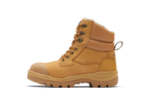 Rotoflex Wheat Water-Resistant Nubuck 150Mm Zip Sided Safety Boot