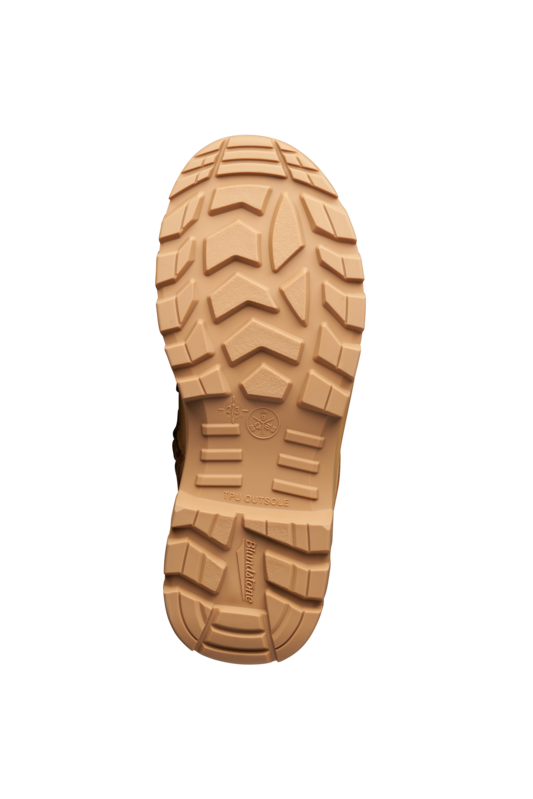 Rotoflex Wheat Water-Resistant Nubuck 150Mm Zip Sided Safety Boot