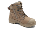 Rotoflex Stone Water-Resistant Nubuck 150mm Zip Sided Safety Boot