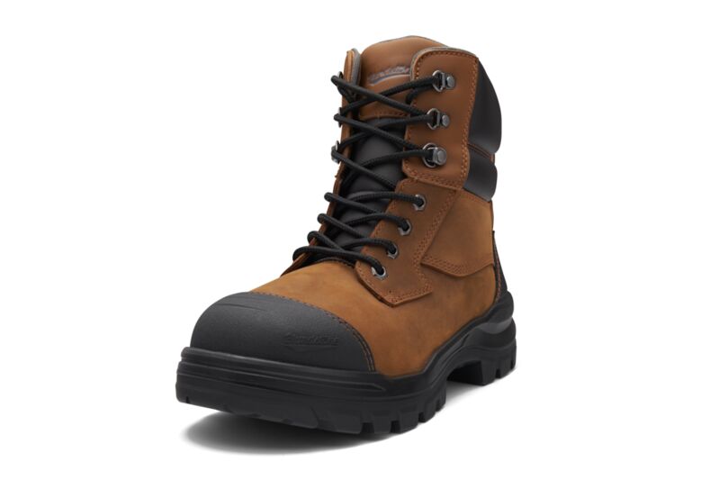 Rotoflex Saddle Water-Resistant Leather 150mm Zip Sided Safety Boot