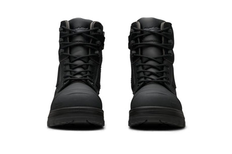 Rotoflex Black Water-Resistant Leather 150Mm Zip Side Safety Boot
