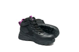 Women'S Black Water Resistant Leather Anti-Static Safety Hiker