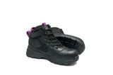 Women'S Black Water Resistant Leather Anti-Static Safety Hiker