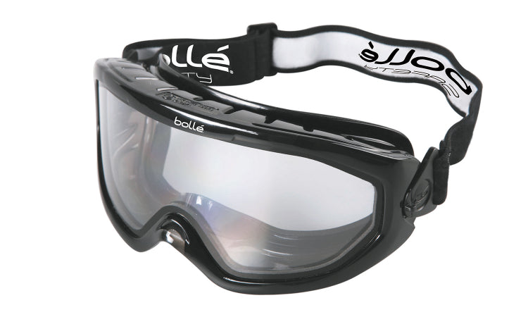 BLAST DUO Charcoal PVC Frame AS/AF Clear Lens - Seal (No Vents)  - With SBR Foam