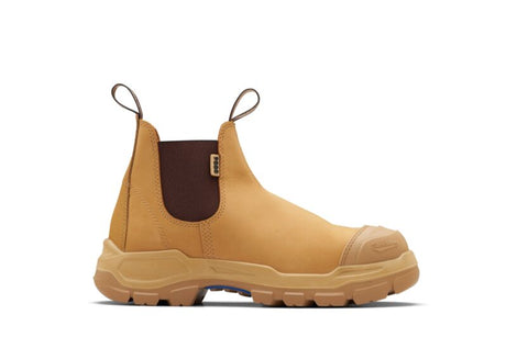 Rotoflex Wheat Water-Resistant Nubuck Elastic Side Safety Boot