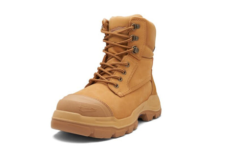 Rotoflex Wheat Water-Resistant Nubuck 150Mm Zip Sided Safety Boot