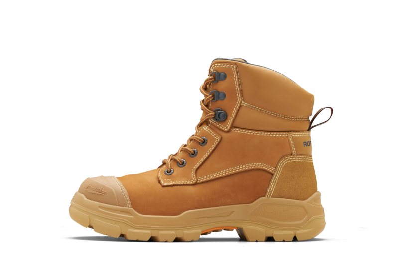 Rotoflex Wheat Water-Resistant Premium Nubuck 150Mm Penetration-Resistant Zip Sided Safety Boot