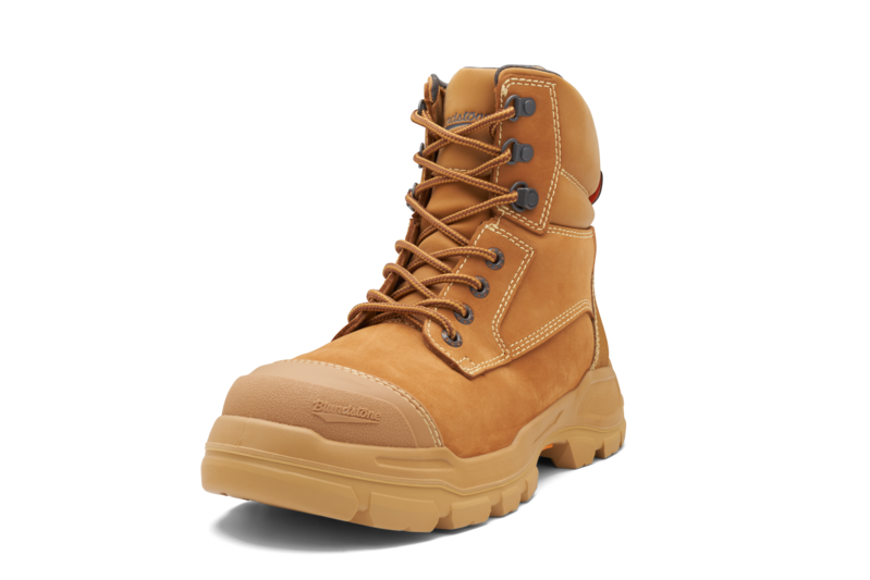 Rotoflex Wheat Water-Resistant Premium Nubuck 150Mm Penetration-Resistant Zip Sided Safety Boot