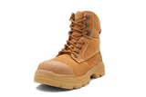 Rotoflex Wheat Water-Resistant Premium Nubuck 150Mm Penetration-Resistant Zip Sided Safety Boot