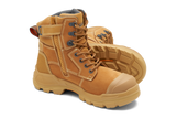 Rotoflex Wheat Water-Resistant Premium Nubuck 150Mm Penetration-Resistant Zip Sided Safety Boot