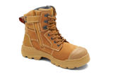 Rotoflex Wheat Water-Resistant Premium Nubuck 150Mm Penetration-Resistant Zip Sided Safety Boot