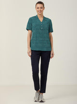 Pixel Print Short Sleeve Tunic