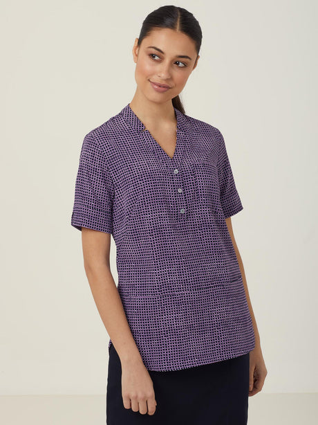 Pixel Print Short Sleeve Tunic